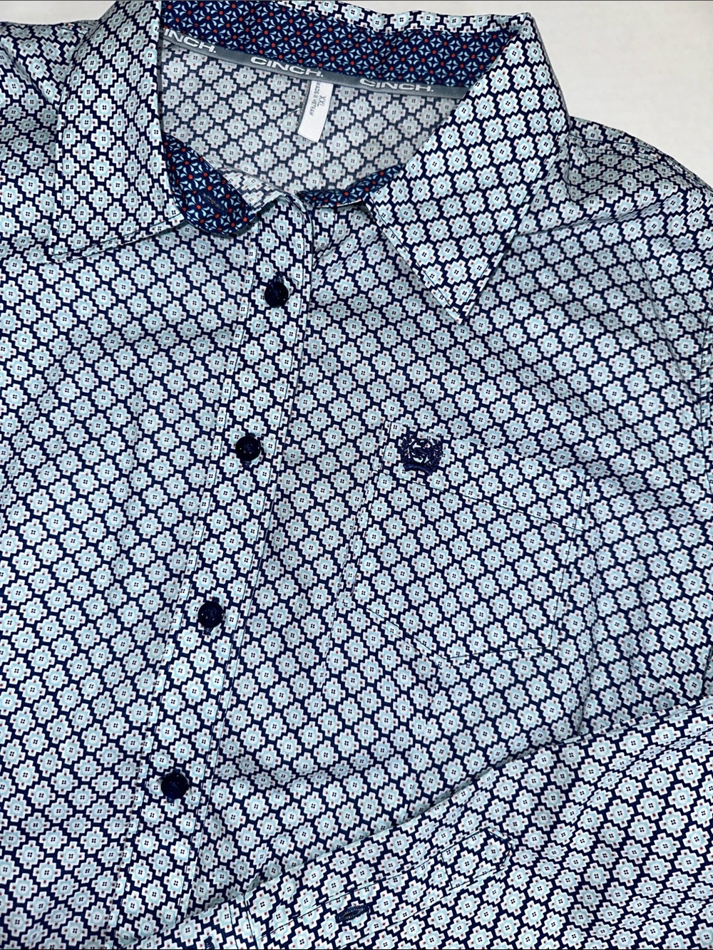 Cinch Button Down Long Sleeve Top‎ Western Rodeo Womens Size XXL Shirt